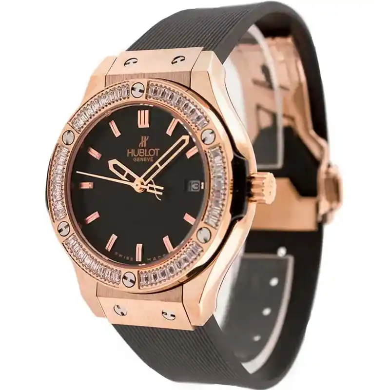 ساعت زنانه هابلوت دورنگین HUBLOT DIAMOND